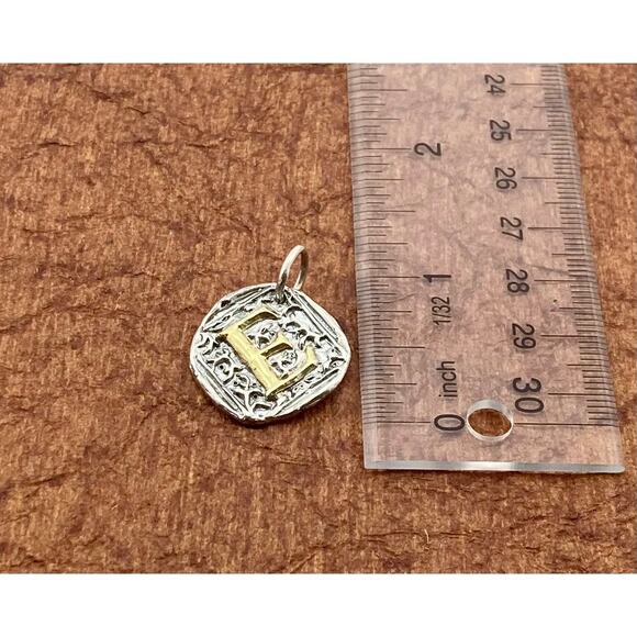 Vintage Waxing Poetic Bohemian Initial charm - Picture 4 of 13